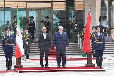 Встреча Лукашенко и Президента Ирана проходит во Дворце Независимости