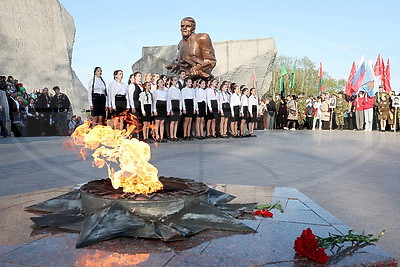 Патриотическая акция "Прорыв Победы" прошла в мемориальном комплексе "Прорыв"