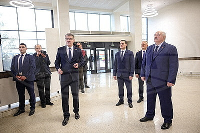 Лукашенко в Минске дал старт работе Центра технического творчества детей и молодежи