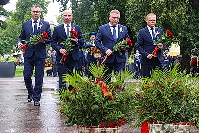Брест отмечает 81-ю годовщину освобождения от немецко-фашистских захватчиков