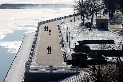 Зимний день в Гомельском парке