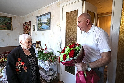 Ветерана Великой Отечественной войны Раису Сидлову поздравили в Гродно
