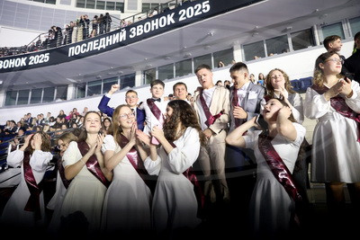 "Последний звонок" для выпускников столицы прошел в "Минск-Арене"