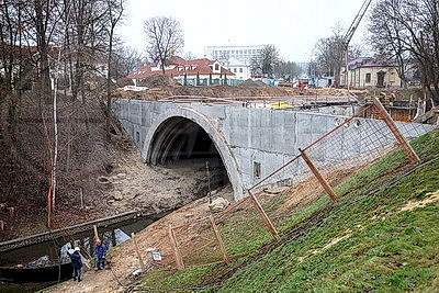 Реконструкцию моста через реку Юрисдику в Гродно планируют завершить к маю