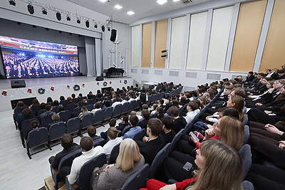 Прямую трансляцию Послания Президента на ВНС смотрят в регионах Беларуси