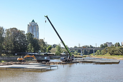 В Могилеве ведется масштабное благоустройство на реке Дубровенка