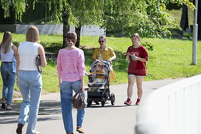 Солнечный августовский день в Минске