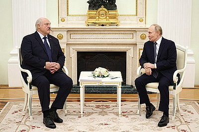 Лукашенко встретился с Путиным
