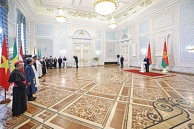 Лукашенко принял верительные грамоты послов зарубежных стран