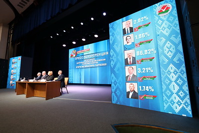 Пресс-конференция ЦИК. Предварительные результаты голосования