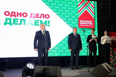 "Одно дело делаем": встречи предприятий-партнеров проходят на "Марафоне единства" в Лиде