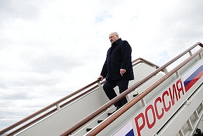 Лукашенко прибыл с рабочим визитом в Россию