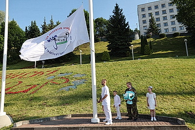 Торжественная церемония поднятия флага "Славянского базара" прошла в Витебске