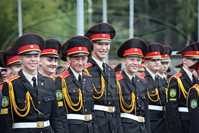 В Минском городском кадетском училище начался учебный год