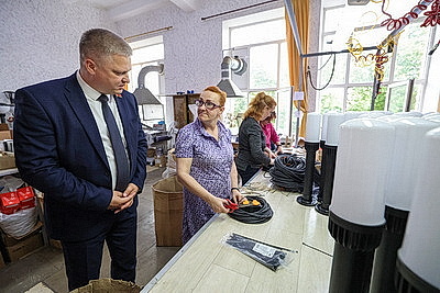 Сотрудники витебского "Электа" встретились с руководством города
