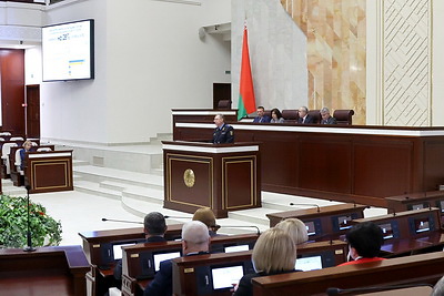 В Минске состоялось совместное заседание Палаты представителей и Совета Республики