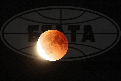 Полное лунное затмение в небе Беларуси