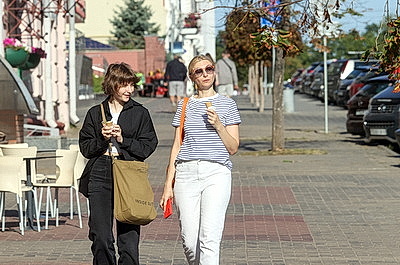 Солнечный осенний день в Гомеле