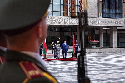 Встреча Лукашенко и Султана Омана проходит во Дворце Независимости