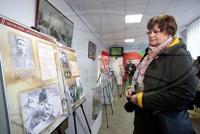"Единство народов - залог Великой Победы": в Новополоцке представлена выставка Музея истории ВОВ