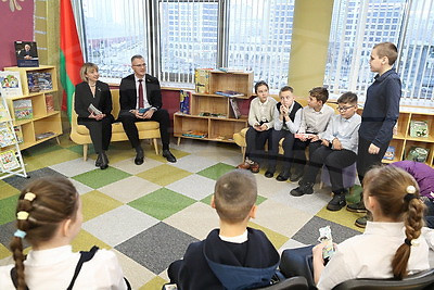 Детский читальный зал открыли в Национальной библиотеке