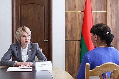 Чуприс провела личный прием граждан в Несвижском райисполкоме