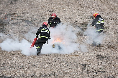 В Борисовском районе проходит учение с республиканскими силами гражданской обороны