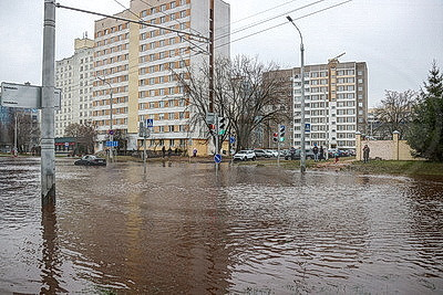 В Минске строительной организацией поврежден трубопровод