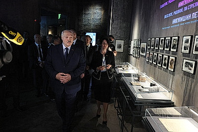 Лукашенко принял участие в открытии музея Славы Могилевщины