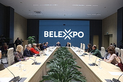 Презентацию "Беларусь деловая" для представителей Российского союза выставок и ярмарок представили в ММВЦ