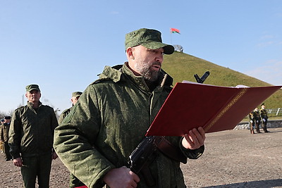 В Гродно военнообязанные запаса, призванные на сборы, присягнули на верность Беларуси и народу