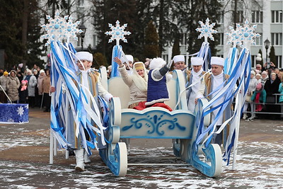 Зимний фестиваль "Берестейские сани" провели в Кобрине