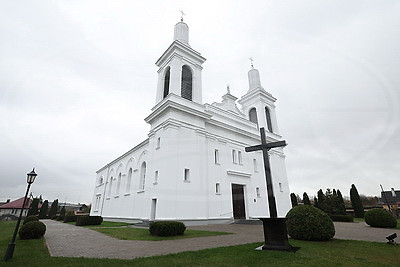 Достопримечательности. Костел Святого Вацлава в Волковыске