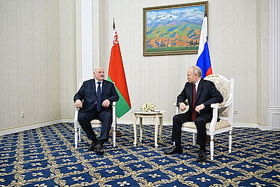 Лукашенко и Путин встретились в Бишкеке
