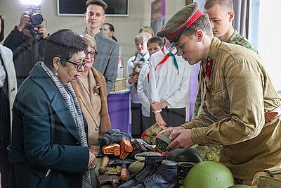Ветераны педагогического труда посетили Республиканский центр патриотического воспитания