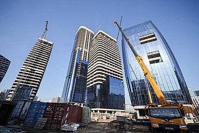 Около 50 тыс.кв.м остекления. Как продвигается строительство Международного финансового центра в Минске