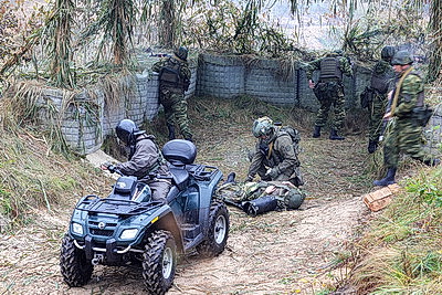 От квадроциклов и дронов до миномета. Под Гомелем прошли учения подразделений теробороны