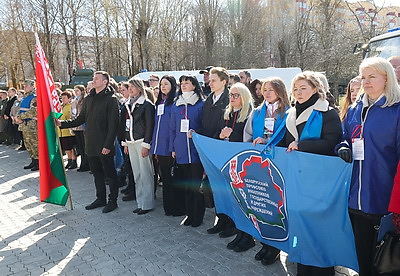 Более 100 участников собрал областной форум рабочей молодежи "30 дней до Победы" в Витебске