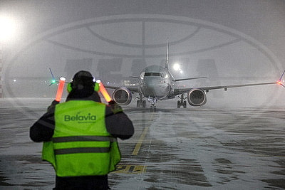 Первый после возобновления авиасообщения рейс "Белавиа" из Израиля встретили в Минске
