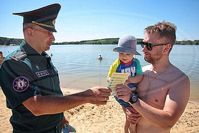 Сотрудники МЧС провели рейд по пляжам Минска
