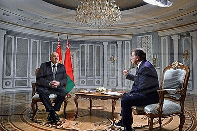 Лукашенко дал интервью журналисту телеканала RT Рику Санчесу