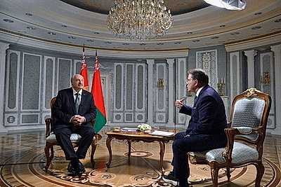 Лукашенко дал интервью журналисту телеканала RT Рику Санчесу