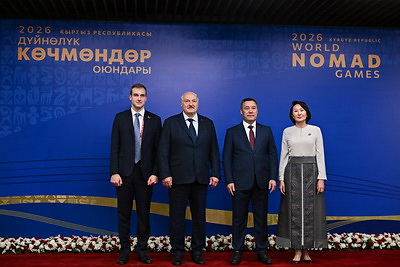 Лукашенко в Бишкеке принял участие в церемонии открытия VI Всемирных игр кочевников
