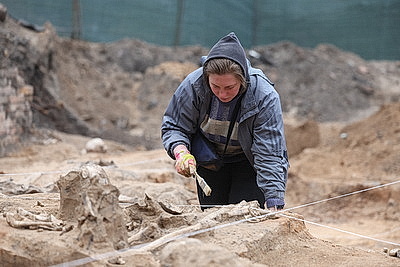 Ученые исследуют старинное кладбище в центре Гродно