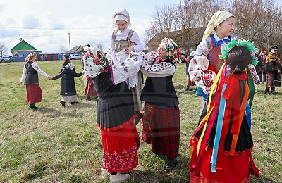 Сохранение традиций. Весенний обряд "Ваджэнне Сулы" в Гомельском районе