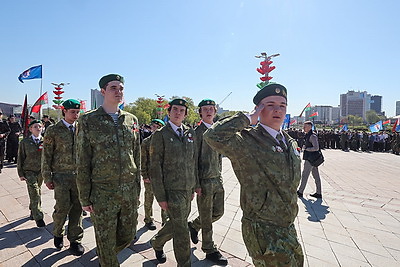 Четвертый городской слет военно-патриотических клубов стартовал в Минске