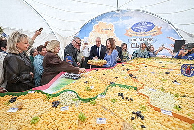 Фестиваль сыра прошел в Гродно