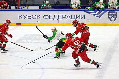 Хоккейная команда Президента победила сборную Гомельской области в матче РХЛ