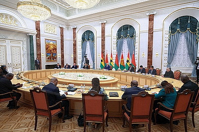 Лукашенко рассчитывает на развертывание полномасштабного сотрудничества с Ганой