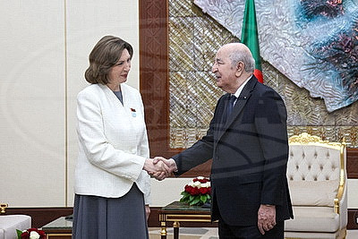 Встреча председателя Совета Республики и президента Алжира